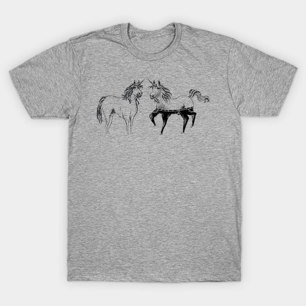 Couple of Unicorns T-Shirt by BullShirtCo